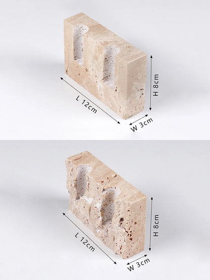 Stone Candle Holder