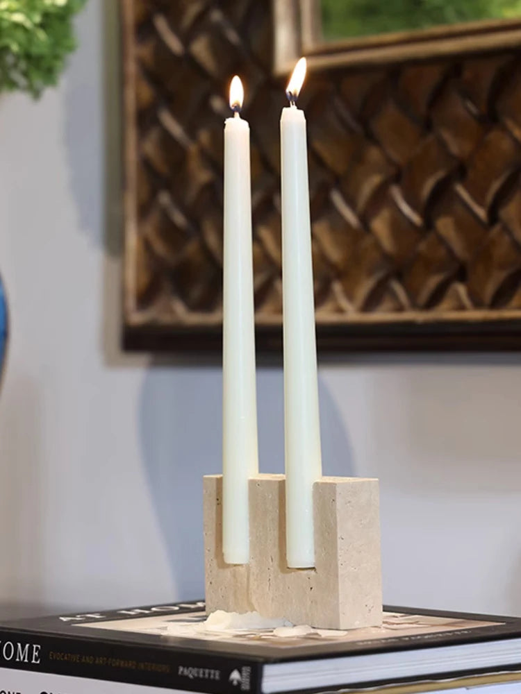 Stone Candle Holder