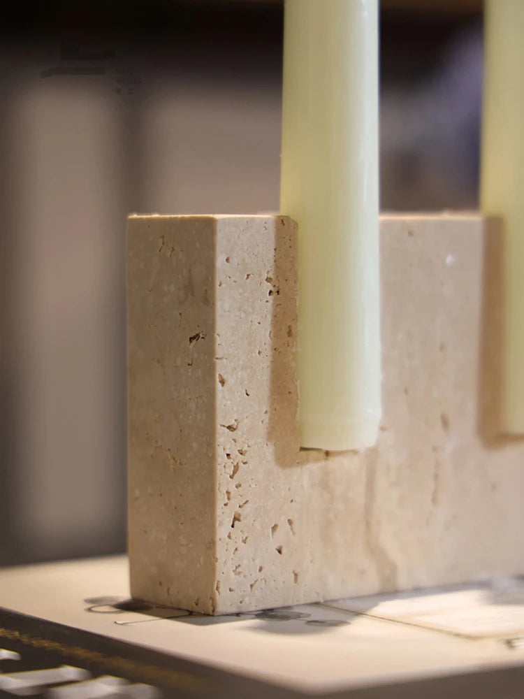 Stone Candle Holder