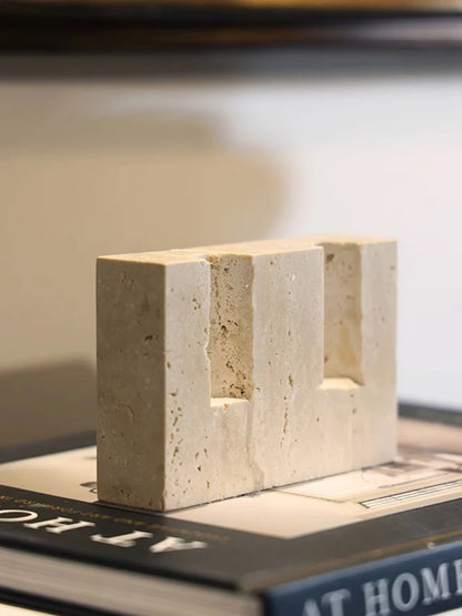 Stone Candle Holder